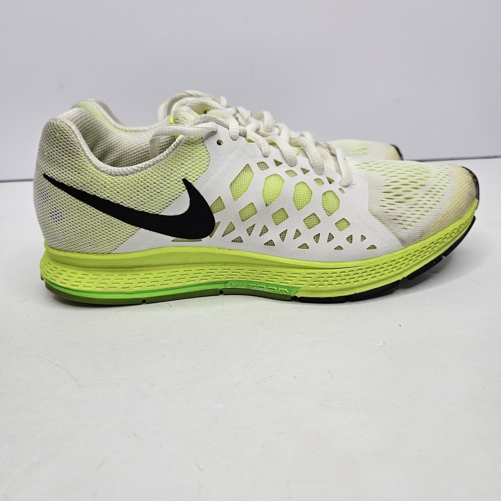 Size 7.5 - Nike Air Zoom Pegasus 31 White And Lime Green